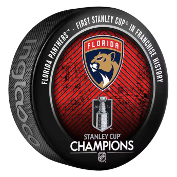 Florida Panthers puk 2024 Stanley Cup Champions Roster Souvenir Collector Puck