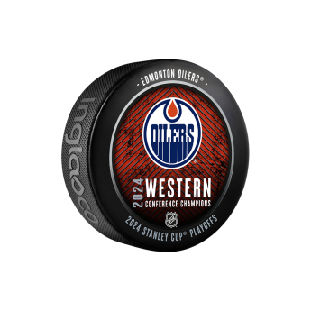 Edmonton Oilers puk 2024 Stanley Cup Western Conference Champions Souvenir Collector