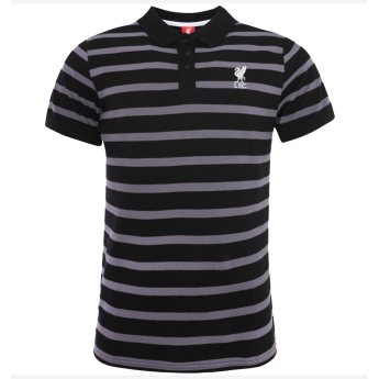 FC Liverpool pánské polo tričko Stripe black