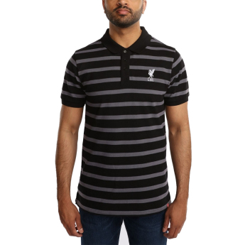 FC Liverpool pánské polo tričko Stripe black