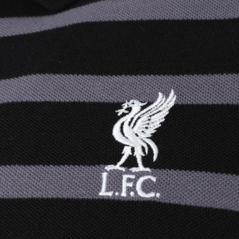 FC Liverpool pánské polo tričko Stripe black