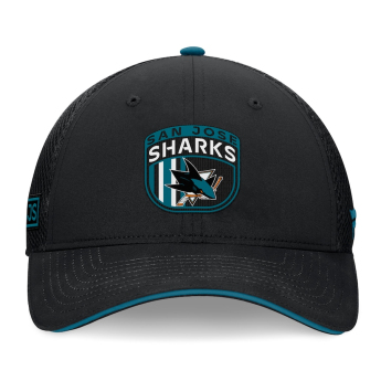 San Jose Sharks čepice baseballová kšiltovka 2024 Draft NHL On Stage Trucker Adjustable Hat