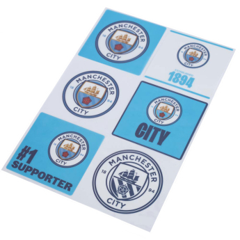 Manchester City samolepky Car Decal Set