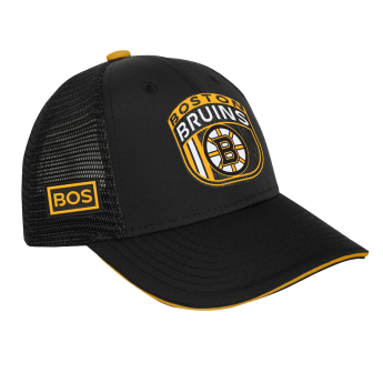 Boston Bruins dětská čepice baseballová kšiltovka 2024 Draft NHL On Stage Trucker Adjustable Hat