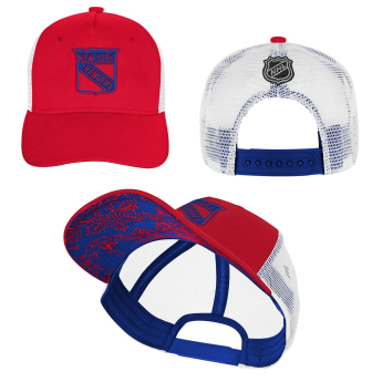 New York Rangers dětská čepice baseballová kšiltovka Lifestyle Snapback Trucker