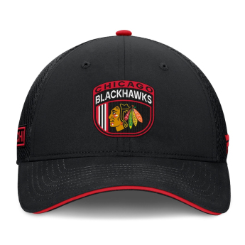 Chicago Blackhawks čepice baseballová kšiltovka 2024 Draft NHL On Stage Trucker Adjustable Hat