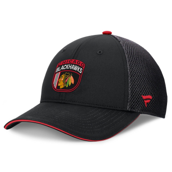 Chicago Blackhawks čepice baseballová kšiltovka 2024 Draft NHL On Stage Trucker Adjustable Hat