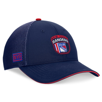 New York Rangers čepice baseballová kšiltovka 2024 Draft NHL On Stage Trucker Adjustable Hat