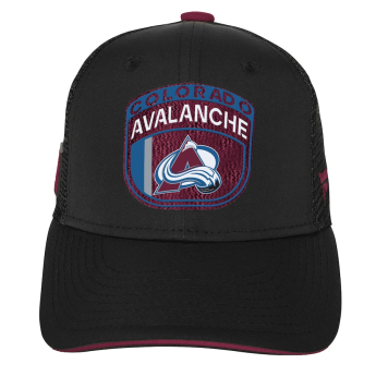 Colorado Avalanche dětská čepice baseballová kšiltovka 2024 Draft NHL On Stage Trucker Adjustable Hat