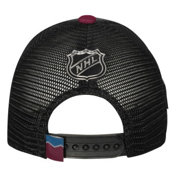 Colorado Avalanche dětská čepice baseballová kšiltovka 2024 Draft NHL On Stage Trucker Adjustable Hat