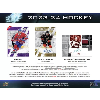 NHL boxy hokejové karty NHL 2023-24 Upper Deck SPx Hockey Hobby Box