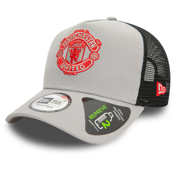 Manchester United čepice baseballová kšiltovka 9Forty Trucker grey