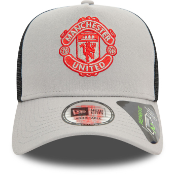 Manchester United čepice baseballová kšiltovka 9Forty Trucker grey