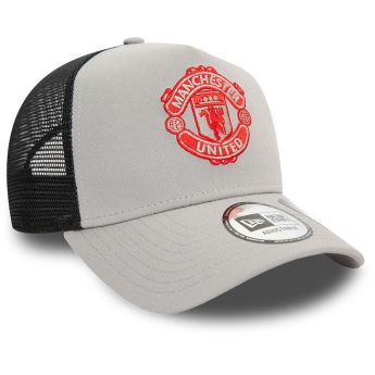 Manchester United čepice baseballová kšiltovka 9Forty Trucker grey