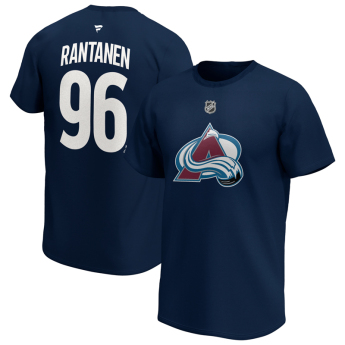 Colorado Avalanche pánské tričko Mikko Rantanen #96 Iconic Name & Number Graphic