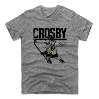 Pittsburgh Penguins pánské tričko grey Sidney Crosby #87 Hyper K 500 Level