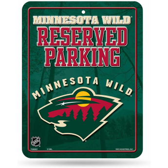 Minnesota Wild cedule na zeď Auto Reserved Parking