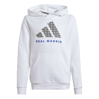 Real Madrid dětská mikina s kapucí Hoody white