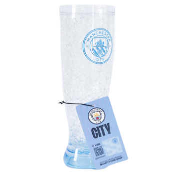 Manchester City chladič nápojů Slim Featuring a blue base