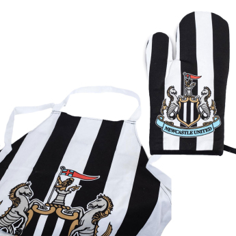 Newcastle United rukavice do trouby a zástěra Stripe design