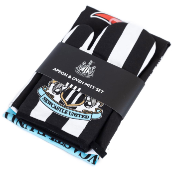 Newcastle United rukavice do trouby a zástěra Stripe design