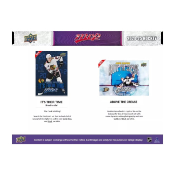 NHL boxy hokejové karty NHL 2024-25  Upper Deck MVP Hockey Hobby Box