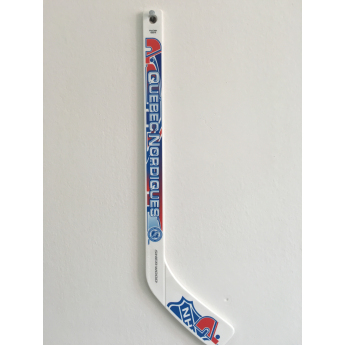 Quebec Nordiques hráčská minihokejka Sher-wood player