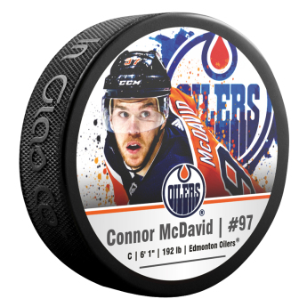 Edmonton Oilers puk Connor McDavid #97 NHLPA