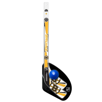 Boston Bruins plastová minihokejka Sher-Wood One on one set