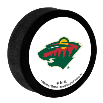 Minnesota Wild pěnový puk White Sher-Wood