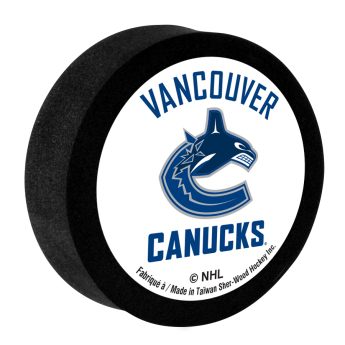 Vancouver Canucks pěnový puk White Sher-Wood