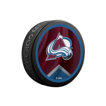 Colorado Avalanche puk reverse retro jersey souvenir collector hockey puck