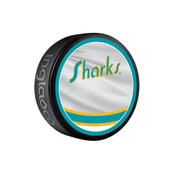 San Jose Sharks puk Reverse Retro Jersey 2022 Souvenir Collector Hockey Puck