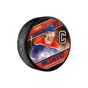 Edmonton Oilers puk Connor McDavid Captain Collection