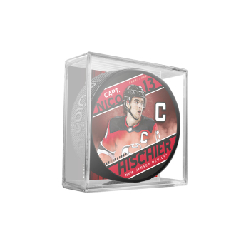 New Jersey Devils puk Nico Hischier Captain Collection