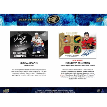 NHL boxy hokejové karty NHL 2023-24 Upper Deck Ice Hobby Box