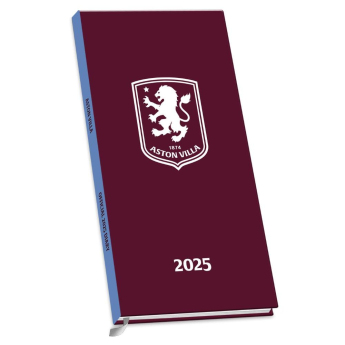 Aston Villa diář Slim 2025