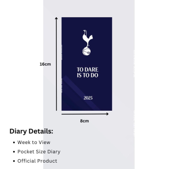 Tottenham Hotspur diář Slim 2025