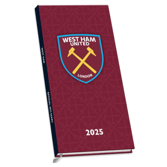 West Ham United diář Slim 2025