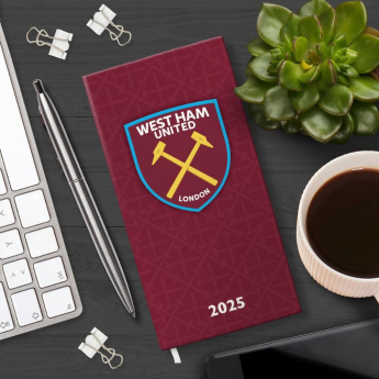 West Ham United diář Slim 2025