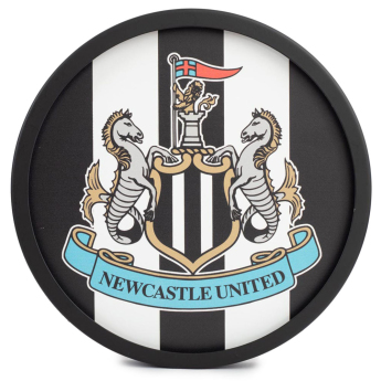 Newcastle United nástěnné hodiny Metal LED Logo