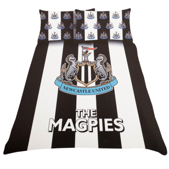 Newcastle United povlečení na dvojpostel Stripe design