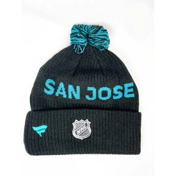 San Jose Sharks dětská zimní čepice Cufed Knit With Pom