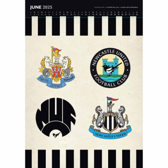 Newcastle United kalendář Deluxe 2025