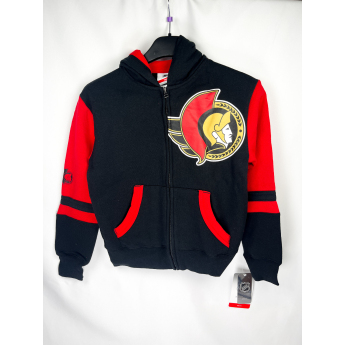 Ottawa Senators dětská mikina s kapucí Faceoff Colorblocked Fleece Full-Zip