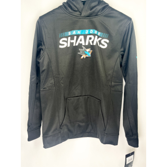 San Jose Sharks dětská mikina s kapucí Authentic Pro Hood Po Hoodie