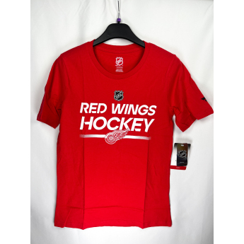 Detroit Red Wings dětské tričko Apro Wordmark Ss Ctn Tee