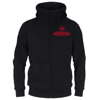 FC Arsenal pánská mikina s kapucí Zip black