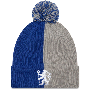 FC Chelsea zimní kulich Block Blue Bobble