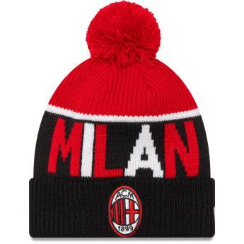 AC Milan zimní kulich Sport Black Bobble